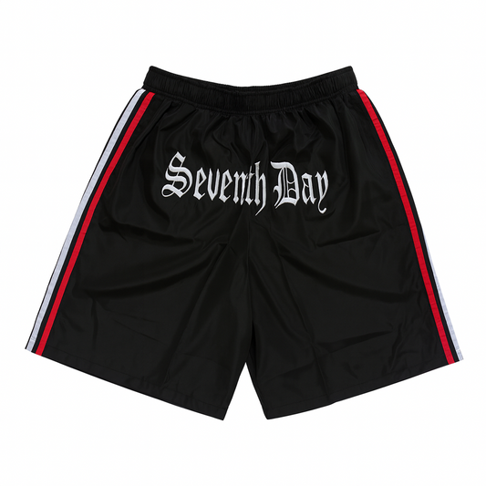 Nylon Wide Leg Jorts